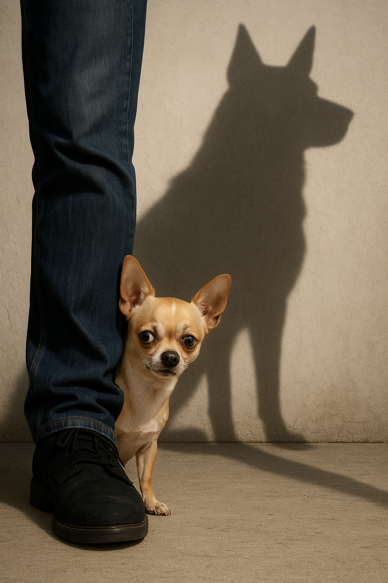 Когда в тебе 20см в холке, но ты грозный воин