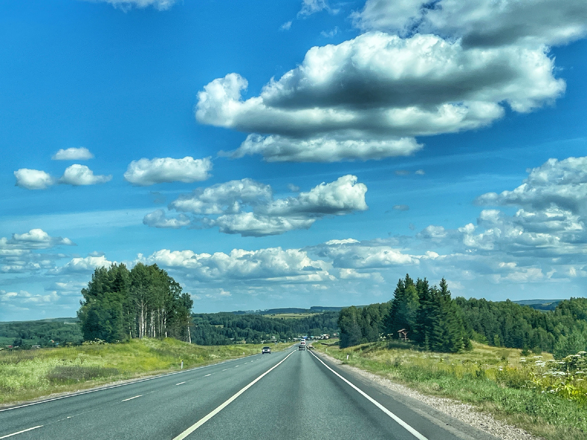 Дорога от Кирова до Перми. Фото автора 