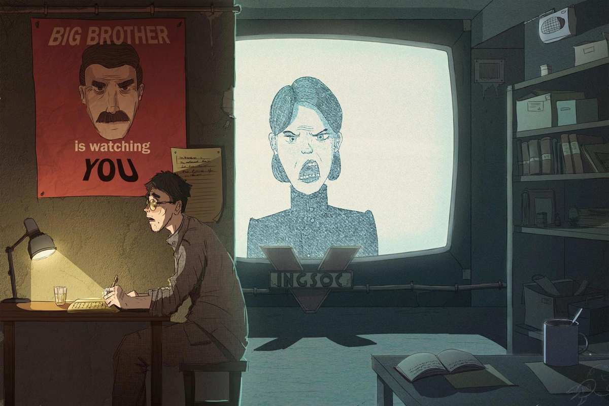 Иллюстрация к «1984»