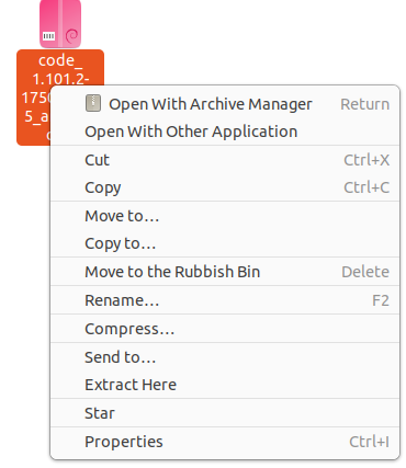 Установка из файла