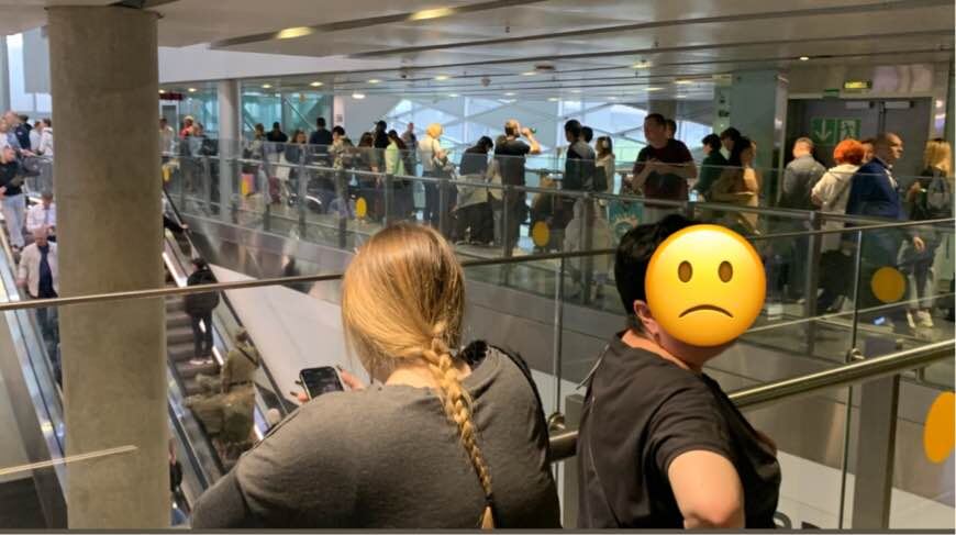 Авиаколлапс в Пулково. Фото автора канала