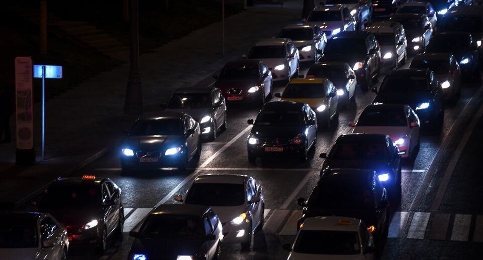    Вечерние пробки в Москве / Медиасток.рф