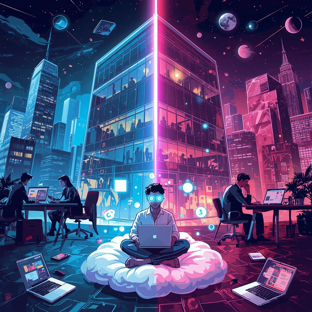 Есть ещё вариант будущего - виртуальная реальность