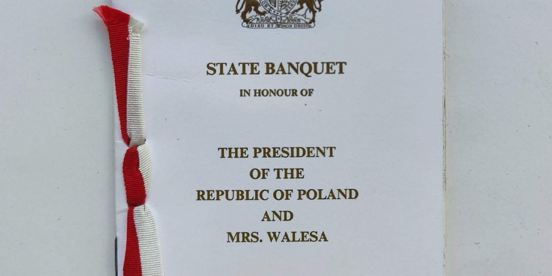 Кулинарная дипломатия: банкет в честь президента Польши Леха Валенсы в Виндзорском замке в 1991 году