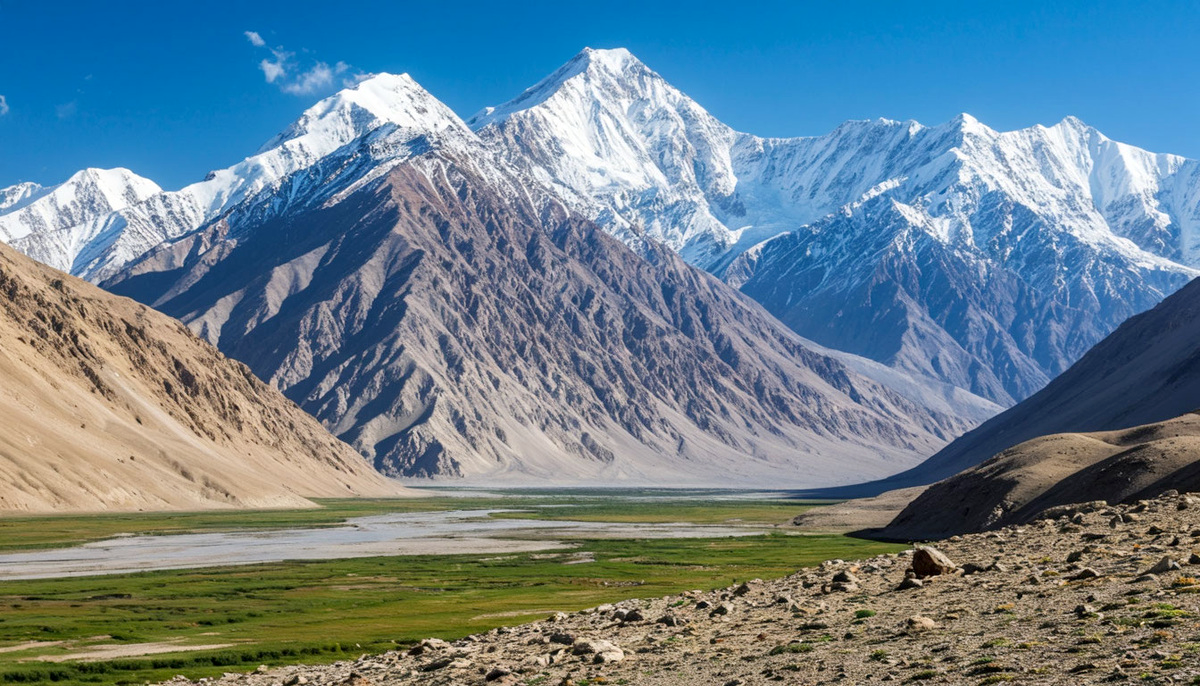 Памир – живописный район.