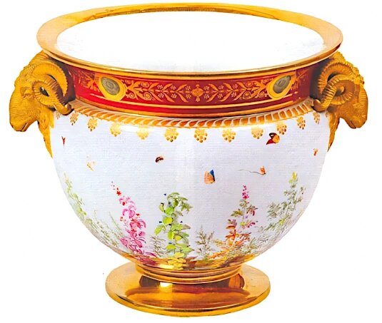 Передача бутылочная. Севрская мануфактура, 1804-1807 г.г. Художник Фонтен