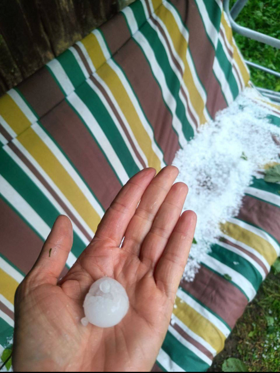 12 июля Чеховский район. Град заказывали? 