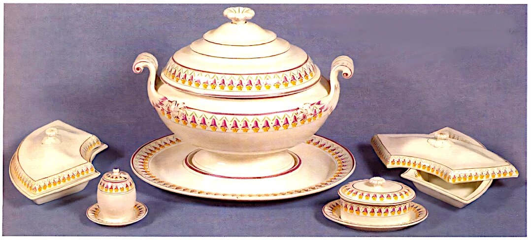 Предметы из "Столового сервиза с колокольчиками" 1829-1835 г.г 