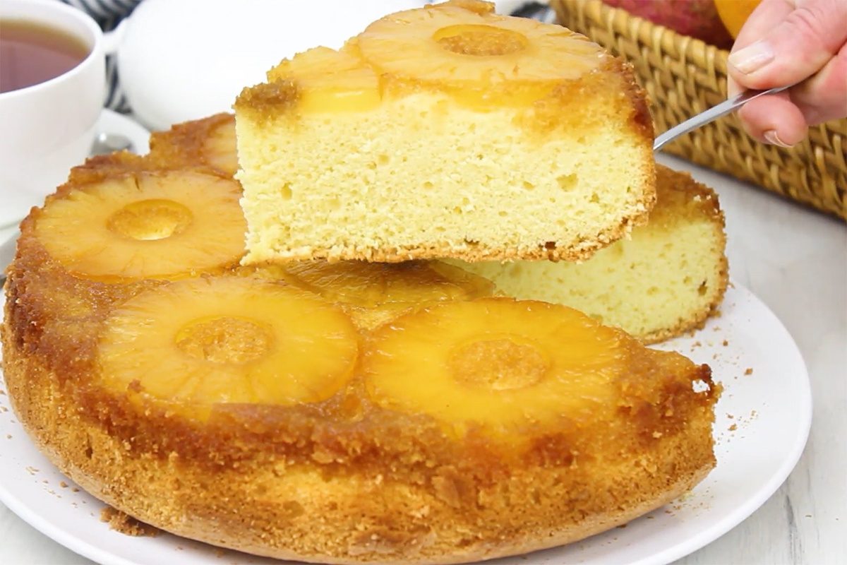    Рецепт пирога с ананасом