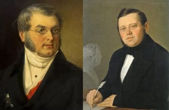 Михаил Николаевич Загоскин (1789-1852 гг.) в разные годы жизни. Портреты