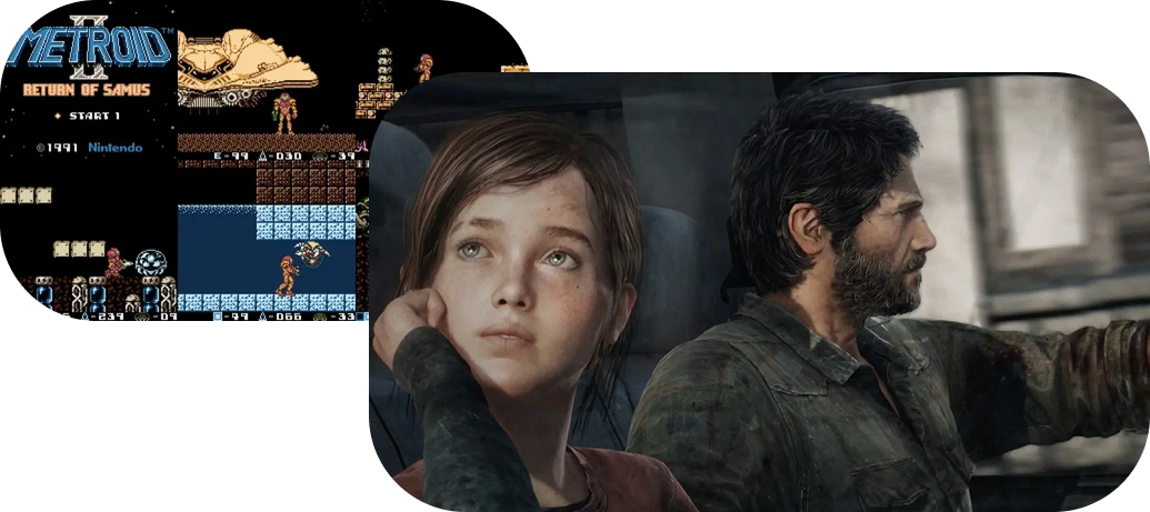 Metroid: Сэмус, The Last of Us.