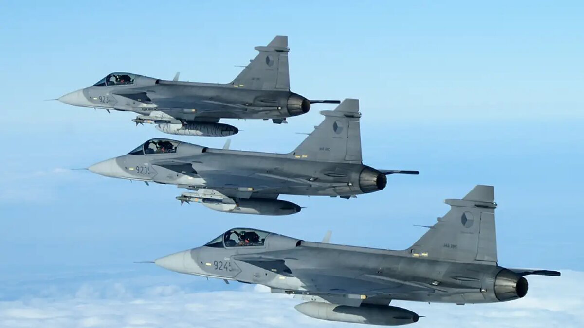    Saab JAS-39 Gripen (ВВС Чехии).