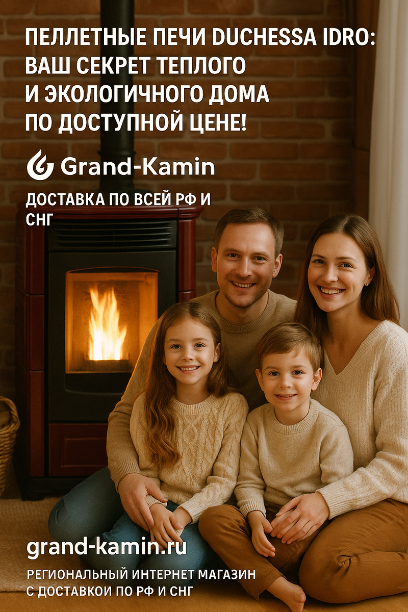    Пеллетные печи Duchessa Idro: ваш секрет теплого и экологичного дома по доступной цене! Kamin