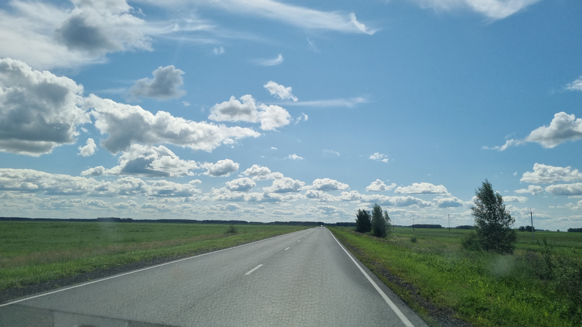 Посмотрите, какое же здесь красивое небо.😍