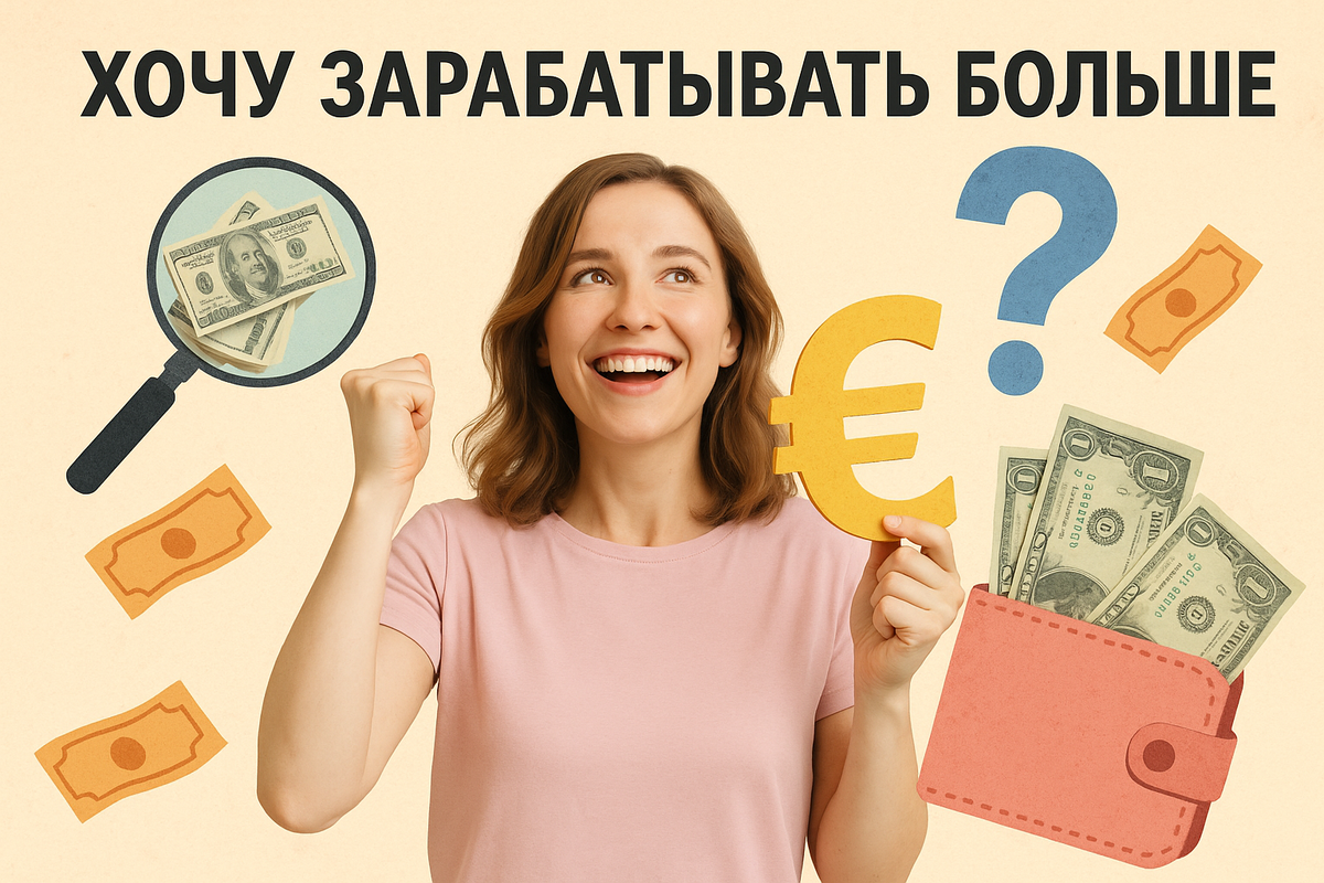 Хочу зарабатывать больше
