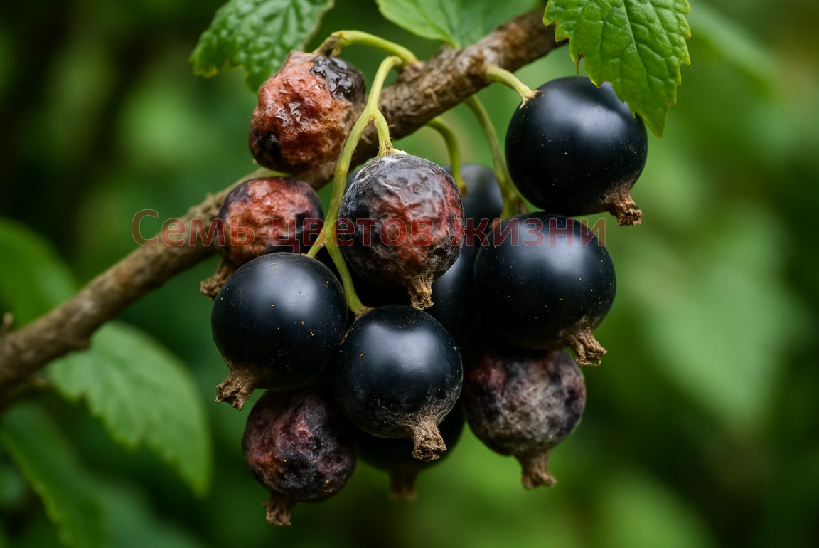 Остатки ягод на кустах — рассадник болезней, удалите их своевременно.