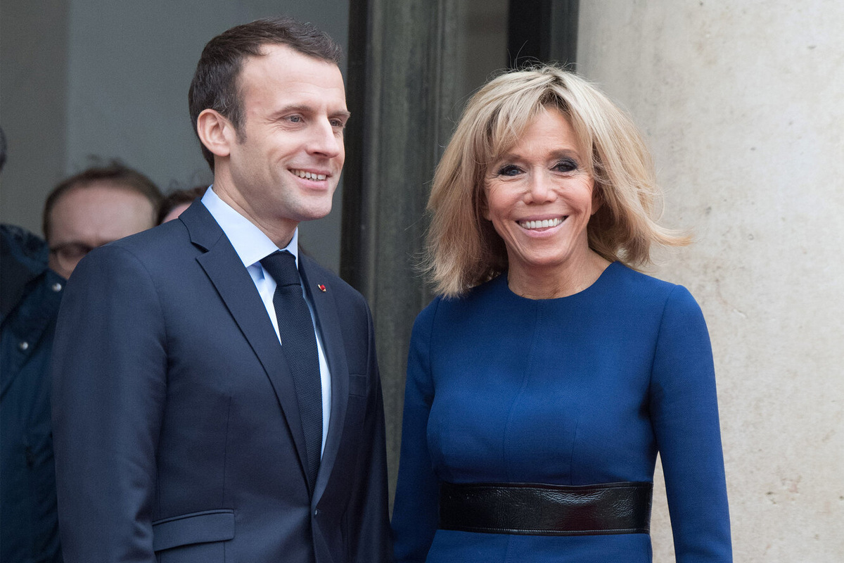 Президент Франции и первая леди
