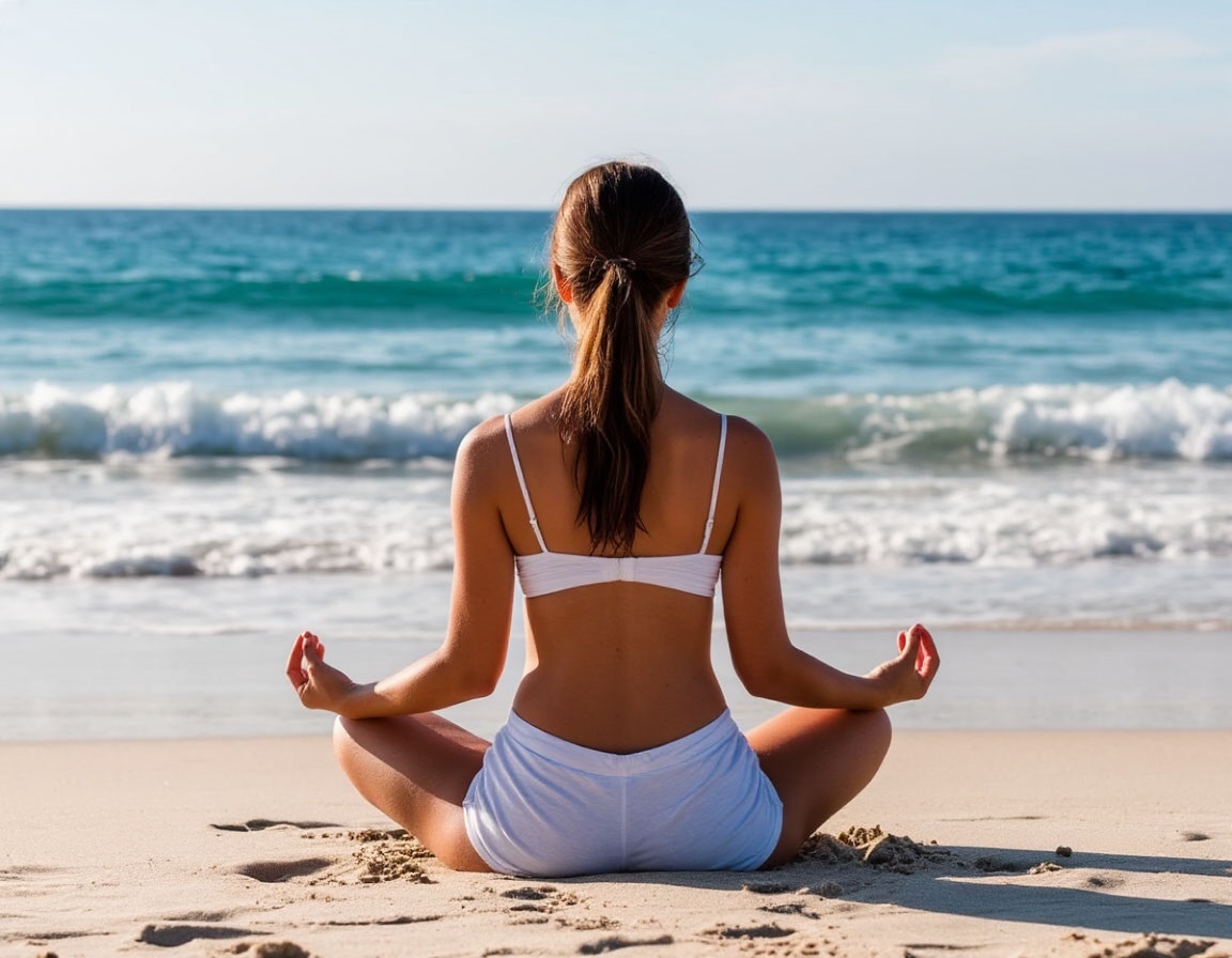 Медетируем, иллюстрация ИИ Шедеврум