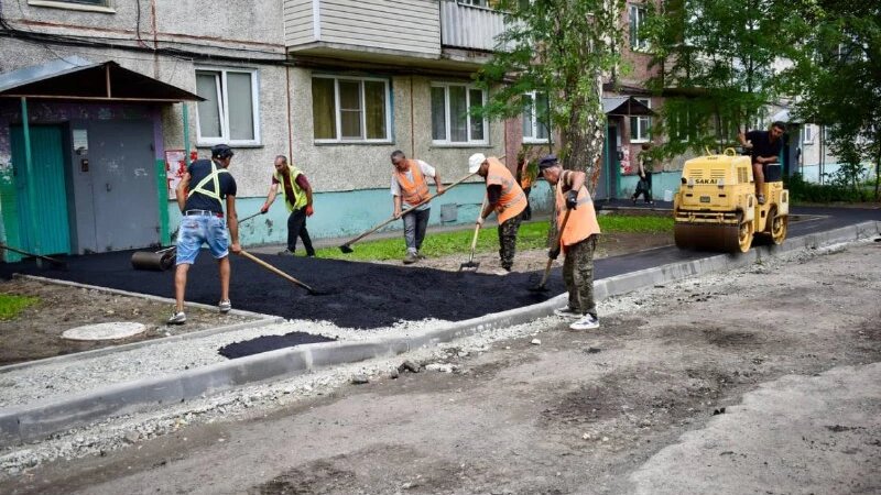     Благоустройство дворов в Барнауле. Мэрия Барнаула