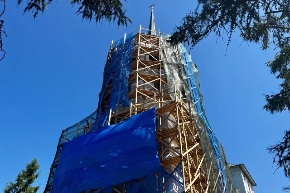    Начался ремонт самой старой церкви Спаса Нерукотворного Образа в Иркутске