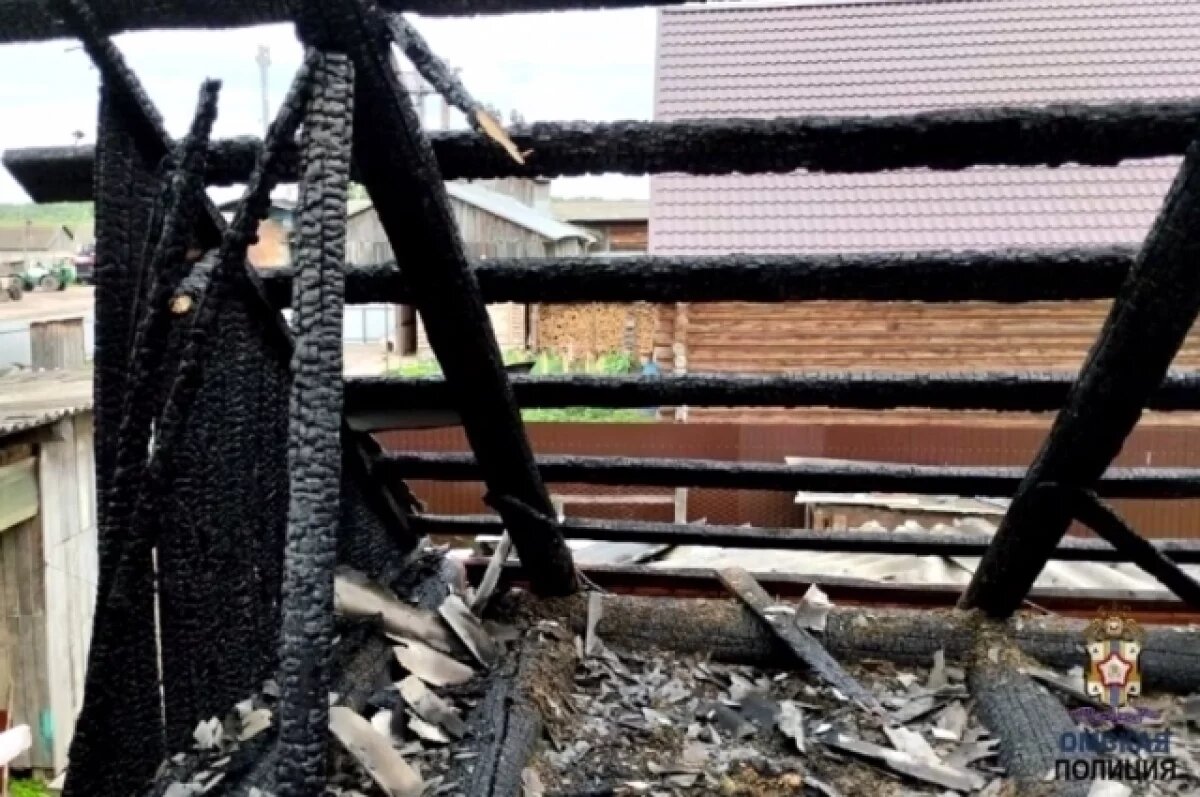    Подозреваемый в поджоге частного дома задержан в Омской области