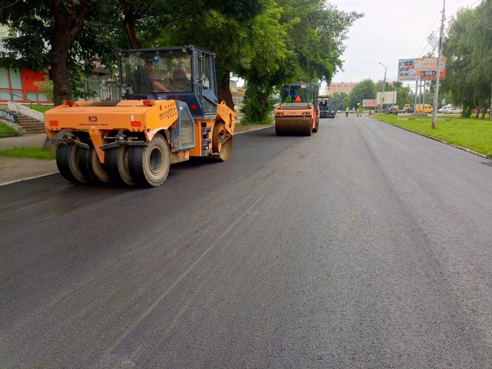    Ремонт улицы Ленина в Бийске завершен на 90%. Источник: t.me/shchigrev_bsk