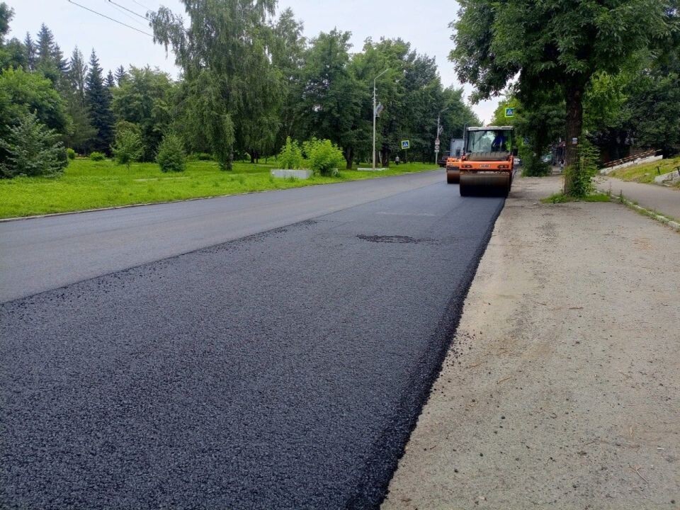    Ремонт улицы Ленина в Бийске завершен на 90%. Источник: t.me/shchigrev_bsk