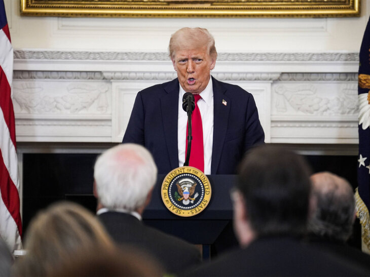    Президент США Дональд Трамп Источник: Global Look Press.