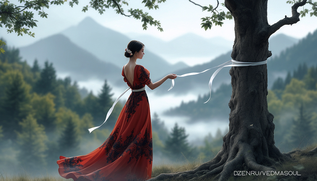 Авторское изображение @vedmasoul. Cгенерировано ИИ. Исполнение желаний, места силы
