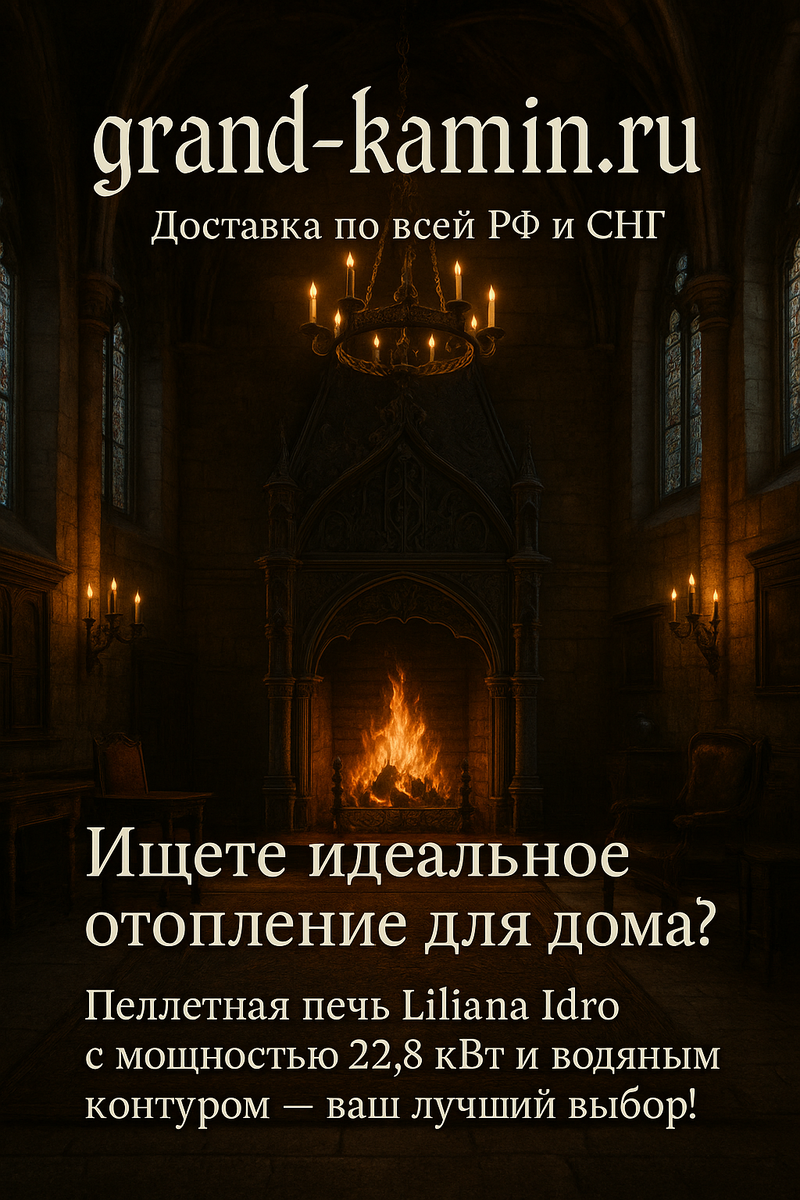    Пеллетная печь Liliana Idro как искусство отопления: мощность, технологии и стиль для вашего дома Kamin