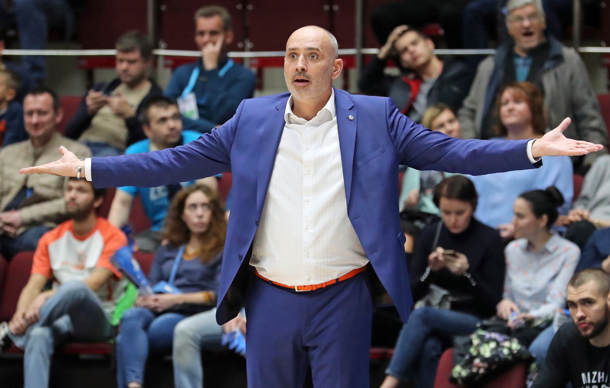    Главный тренер сборной России по баскетболу Зоран Лукич  Александр Демьянчук/ТАСС