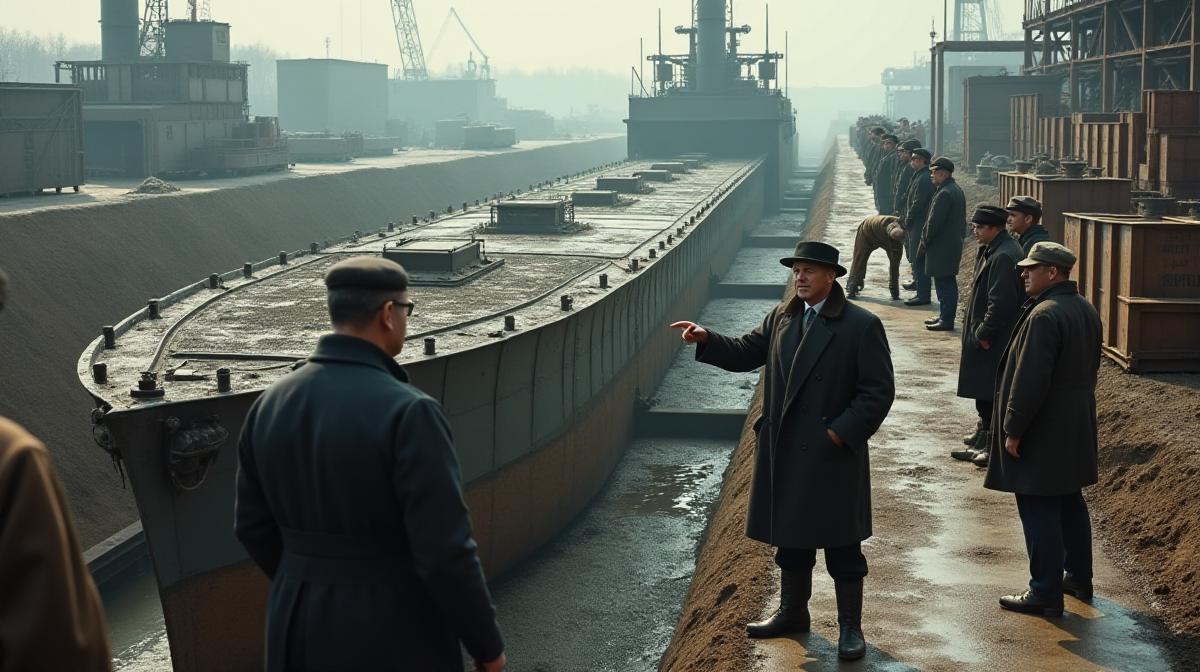 Строительство бетонного корабля