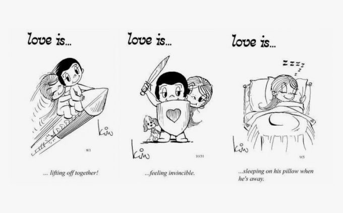 Вкладыш жвачки Love is / Википедия