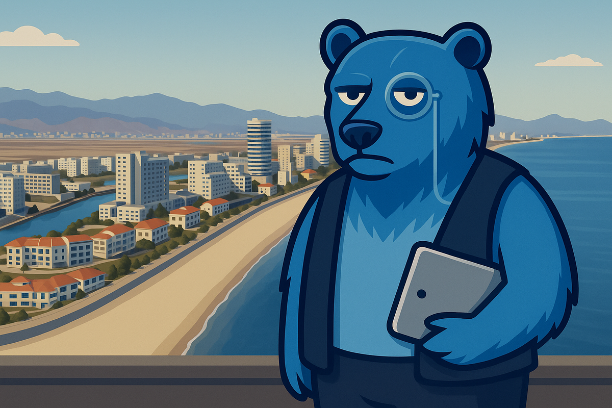 Томский хроникер Фома Силантьевич на курорте "Вонсан-Кальма" в Северной Корее