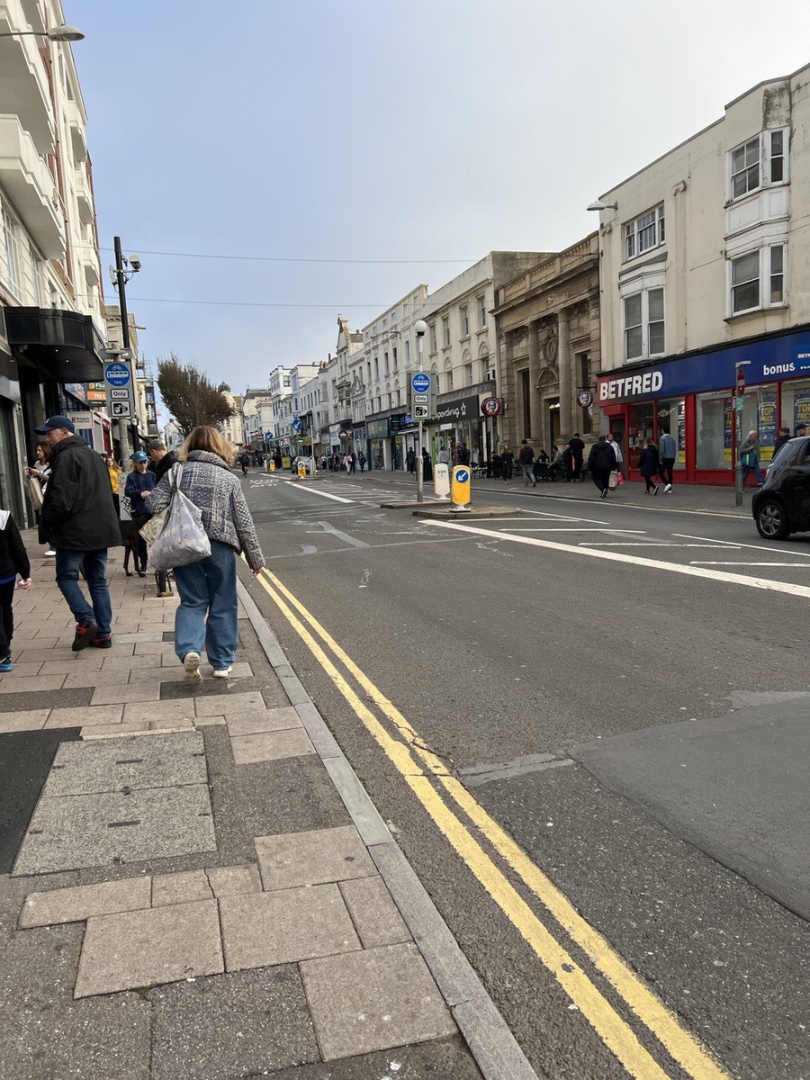 Улицы Брайтона. Англия. Фото из личного архива 