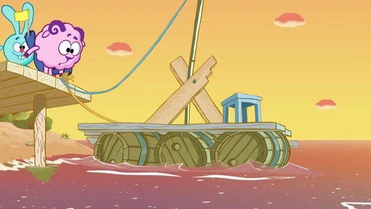 Просто картинка с плотом.