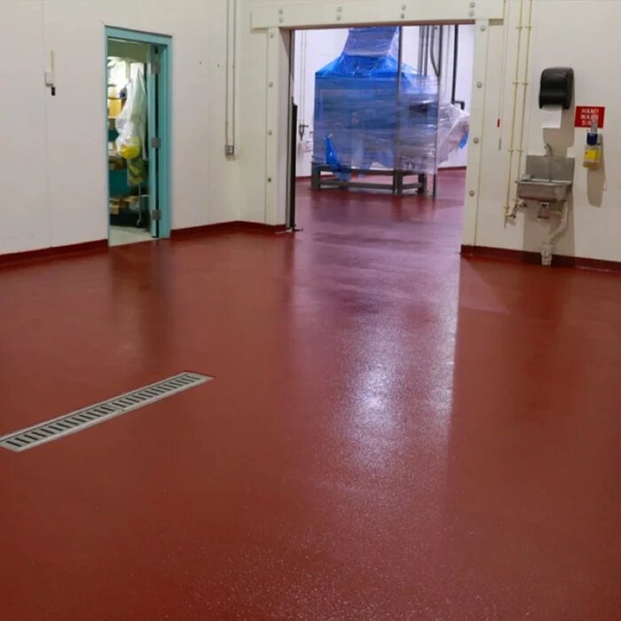 Полимер-цементный пол для пищевых производств.