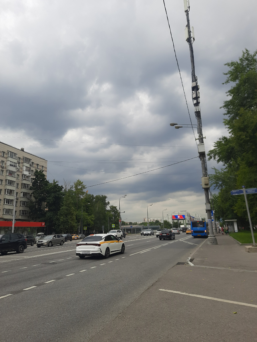 Грозовое небо. Фото автора