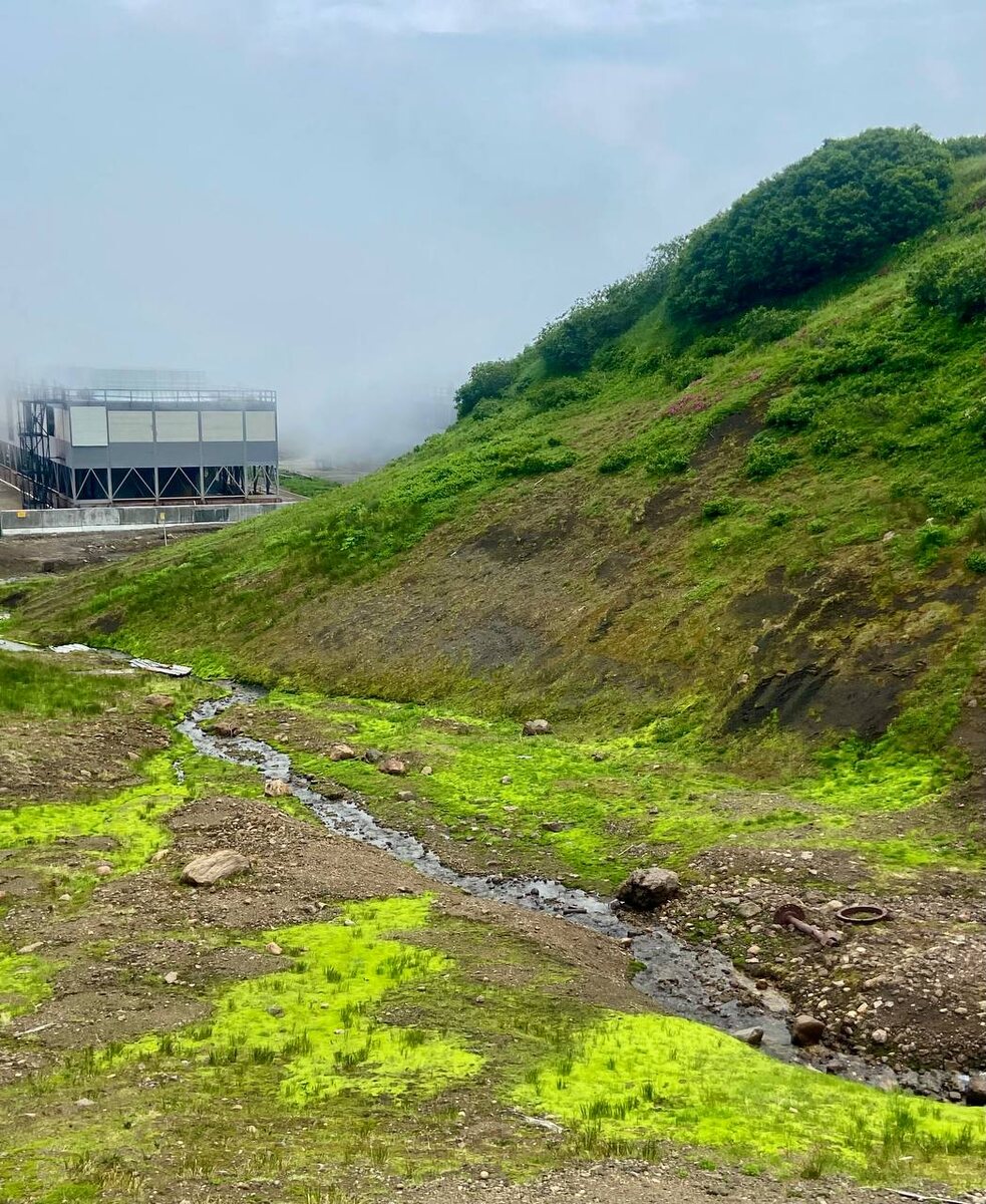 Кмчатка. Малая долина гейзеров. Дачные источники. Мутновская ГеоЭС. Ходим-едем