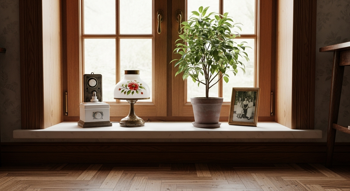 Живое тепло старых вещей, натуральные материалы и уютная фактура — настоящее возвращение к атмосфере бабушкиного дома.