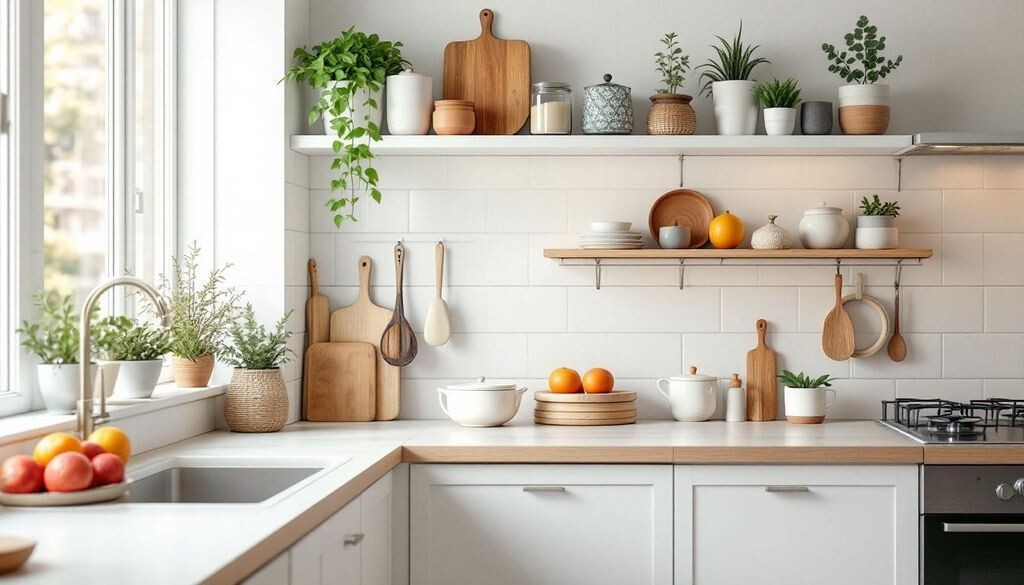 Кухня малого размера с продуманным зонированием, уютом и подчёркнутой текстурой — наглядный пример, как даже небольшая площадь превращается в атмосферное пространство.