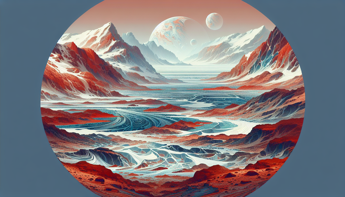    Марсианские ледники: карта подповерхностной воды 2025 Квантовый Космос