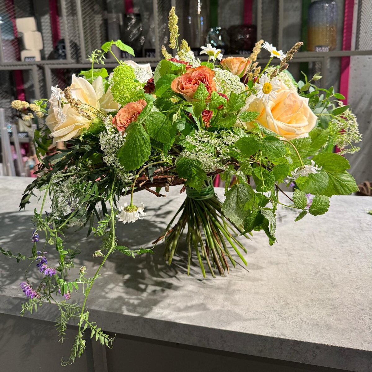 Использование растений в работах: малина