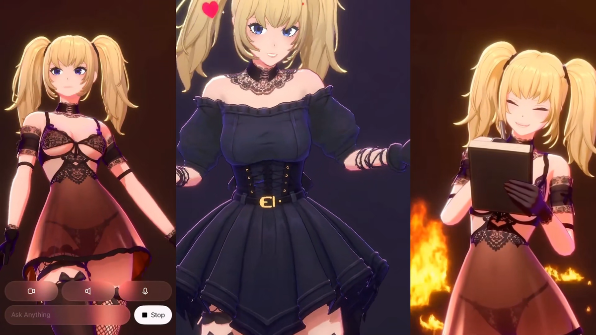 Компаньон Ani в Grok