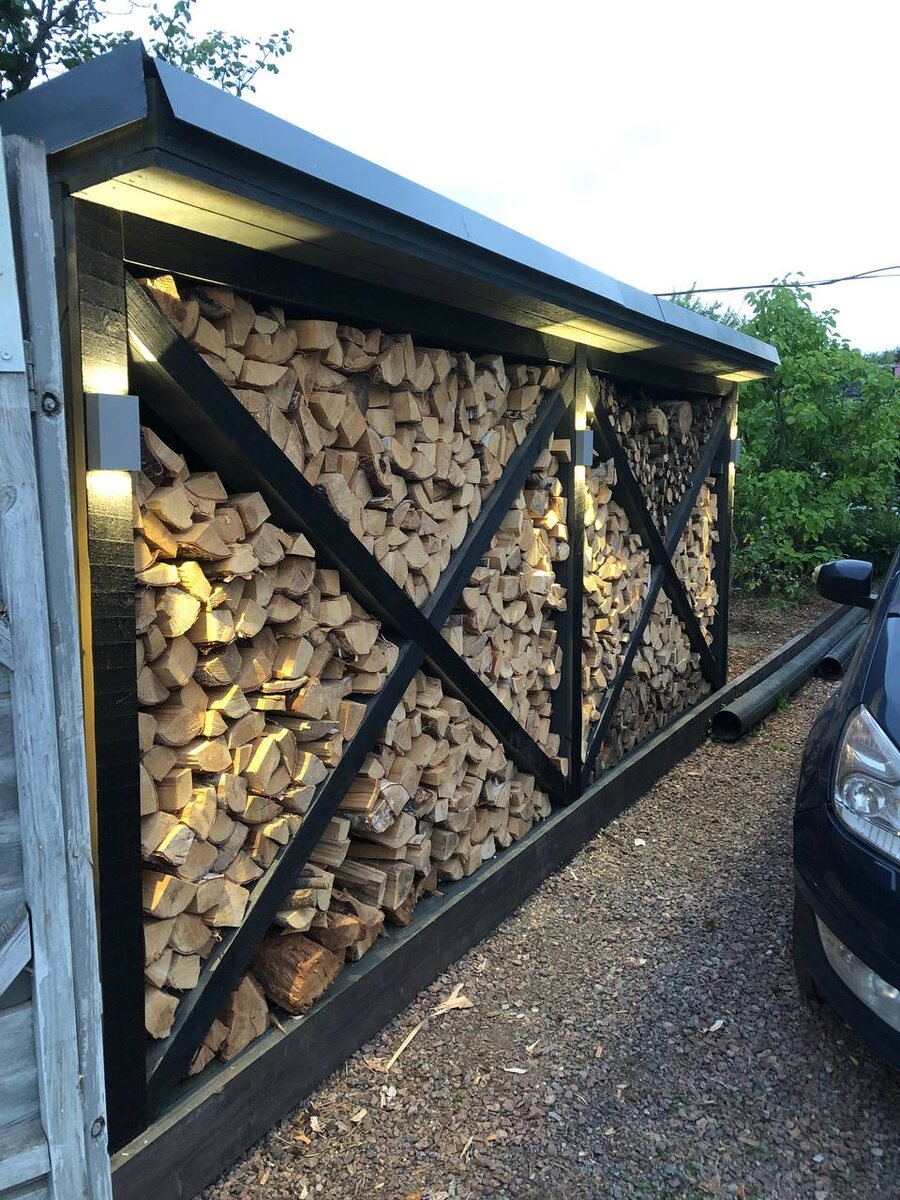 Дровник своими руками