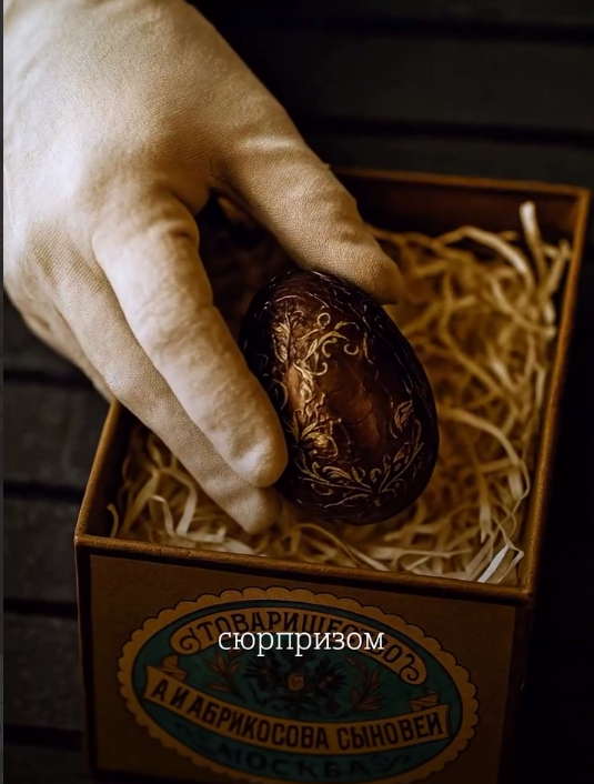 Так выглядели шоколадные яйца фабрики "Абрикосов"