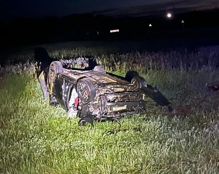 Машина Булата после ДТП