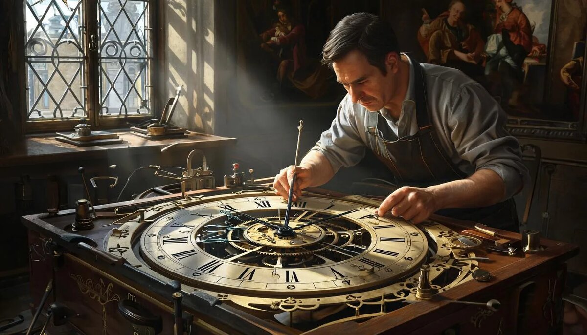 Большой механизм работает по таким же законам как и маленький.