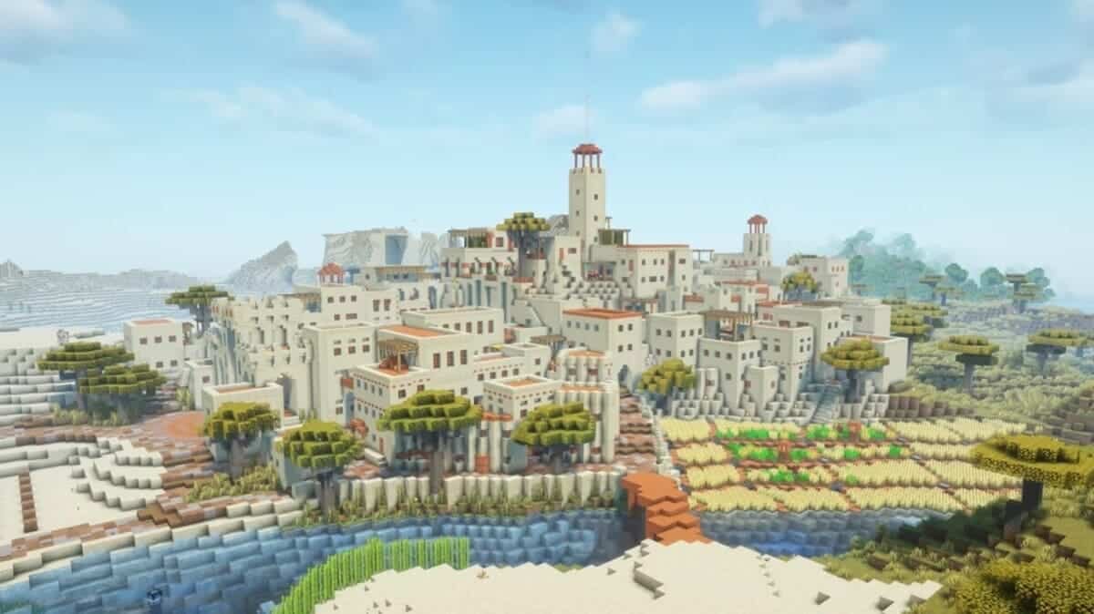    Проект Small Desert Town (маленький пустынный город) / © PresidentSkillz / Reddit