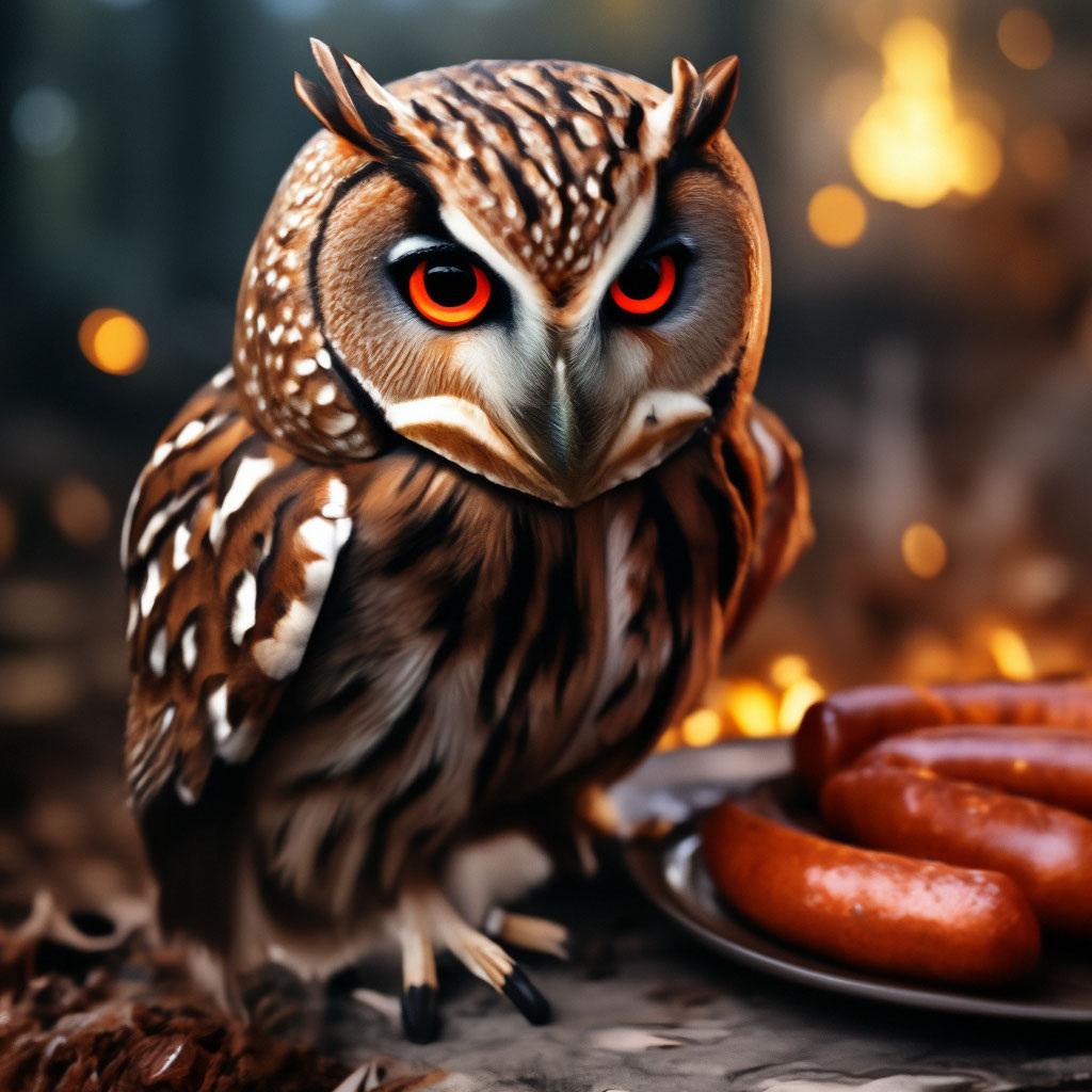 Это не утрирование. Ни раз люди кормили подобранных сов и хищных птиц сосисками и колбасой, что приводило к смерти подопечных.